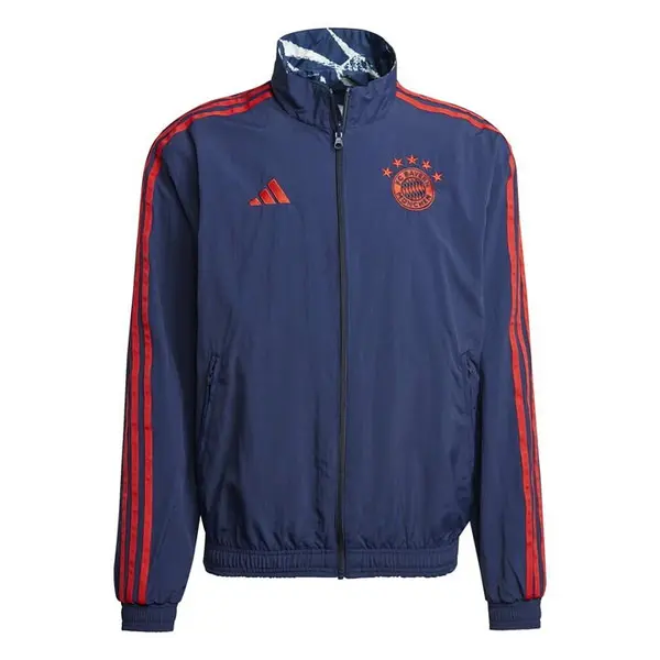 Image of adidas Bayern Munich Anthem Jacket 2023/2024 Mens - Purple S