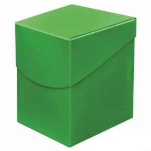 image of Ultra Pro 100+ Eclipse Lime Green Deck Box