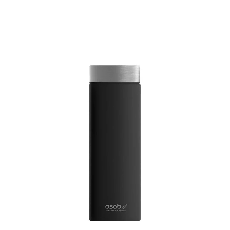 Image of asobu Le Baton Stainless Steel Thermo Flask 500ml Silver Silver