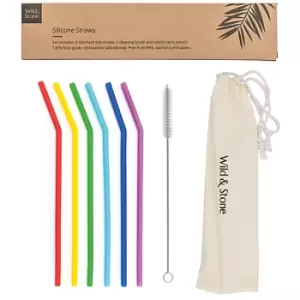 Image of Wild & Stone Silicone Drinking Straws