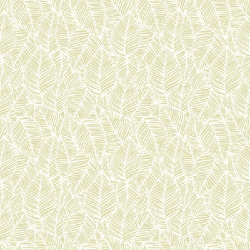 Image of Hoopla Walls Zebra Leaf - Soft Lime 10M Wallpaper