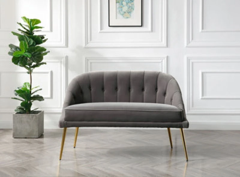 Image of Kyoto Kyoto Leah Faux Leather 2 Seater Sofa - Brown