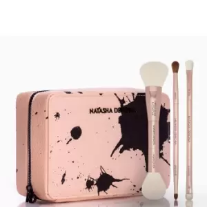 image of Natasha Denona Travel Brush Set and Makeup Pouch