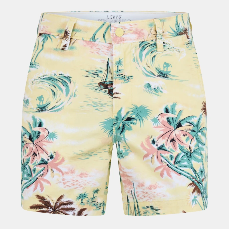 Image of Levis Mens 5-Pocket Denim Shorts Trp Mood Yellow male 28