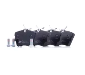 Image of VALEO Brake pad set 598546 Brake pads,Brake pad set, disc brake OPEL,RENAULT,FIAT,Vivaro A Kastenwagen (X83),Vivaro A Combi (X83),Vivaro B Combi (X82)