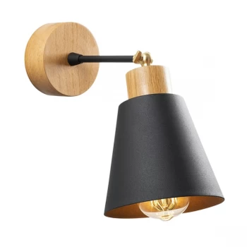 Image of Manavgat - N-610 Black Wall Lamp