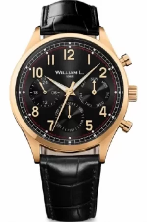 Image of Mens William L 1985 Vintage Calendar Watch WLOJ03NROJCN