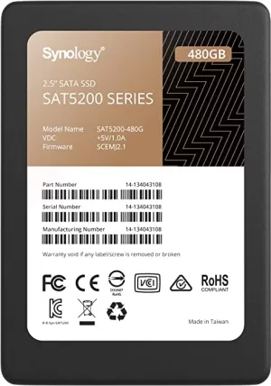 Image of Synology SAT5200 480GB SSD Drive