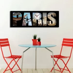 Image of 3090CS-51 Multicolor Decorative Canvas Wall Clock