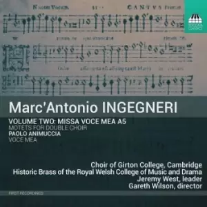 image of Marc Antonio Ingegneri Missa Voce Mea A5 - Volume 2 by Marc' Antonio Ingegneri CD Album