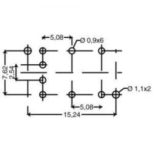 Image of Pushbutton 12 V 0.03 A 1 x OffOn 604102