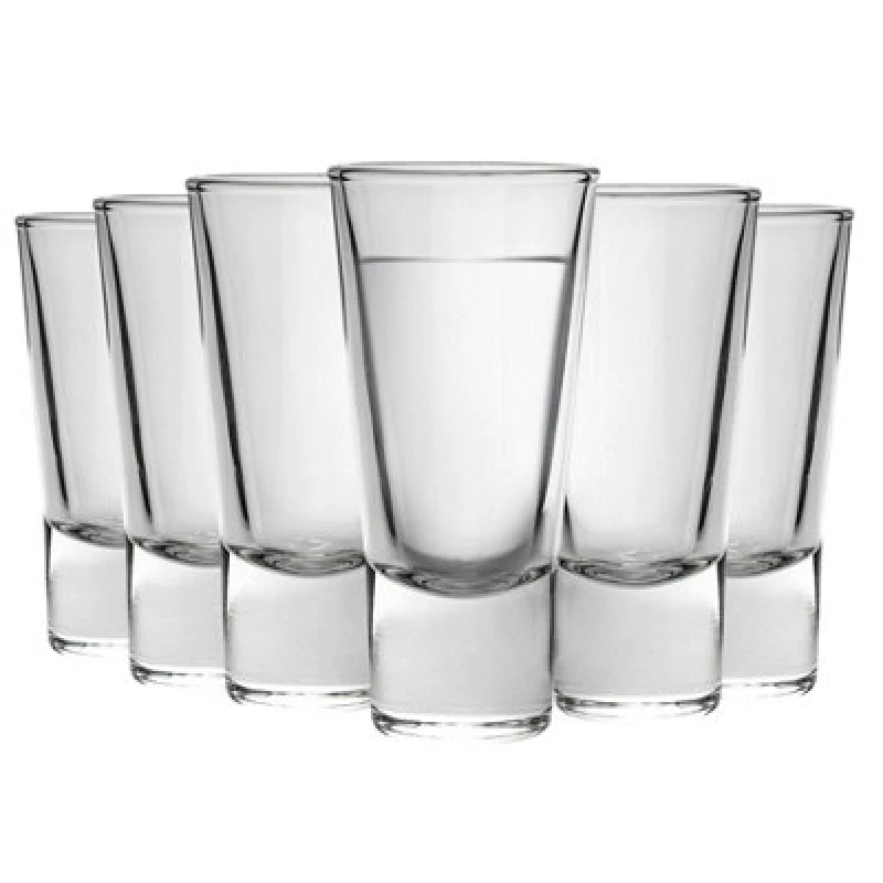 Image of Bormioli Rocco Ypsilon Shot Glasses - 70ml - Pack of 6 Clear