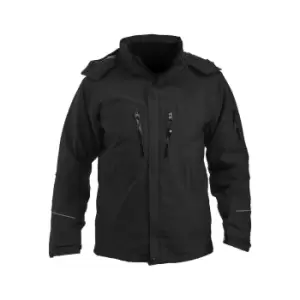Image of Clique Mens Sanders Soft Shell Jacket (XL) (Black)
