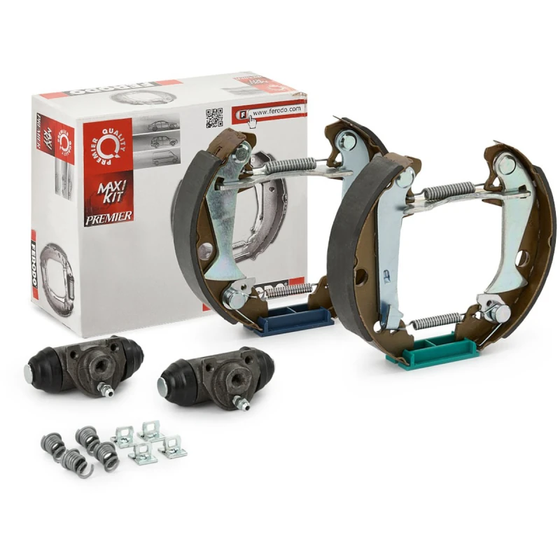 Image of FERODO FMK054 Brake Set, drum brakes with wheel brake cylinder Brake Set,drum brakes (3859)