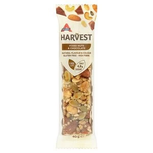 Image of Atkins Harvest Mixed Nuts and Chocolate bar 40g