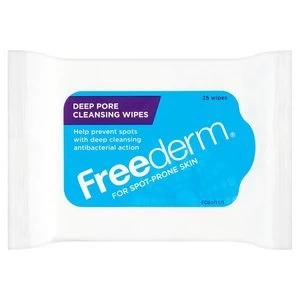 image of Freederm Deep Pore Cleansing Wipes 25 Wipes