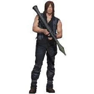 image of Daryl Dixon with Rocket Launcher (The Walking Dead) McFarlane Toys Deluxe Action Figure