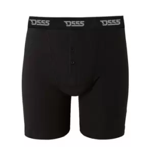 image of Duke Mens Driver 2 D555 Boxer Shorts (Pack of 3) (4XL) (Black)