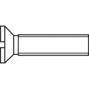 Image of TOOLCRAFT M2,5*16 D963-4.8:A2K 194824 Countersunk screws M2.5 16mm Slot DIN 963 Steel zinc plated 100 pc(s)