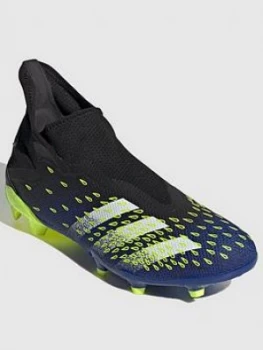 Image of Adidas Mens Predator Laceless 20.3 Firm Ground Football Boots - Black/Yellow