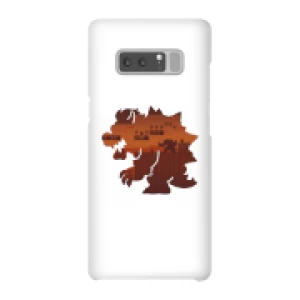 image of Nintendo Super Mario Bowser Silhouette Phone Case - Samsung Note 8 - Snap Case - Gloss