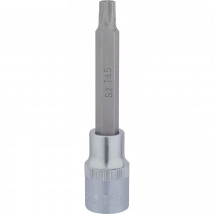 Image of Draper 1/2" Drive 100mm Long Torx Socket Bit 1/2" T45