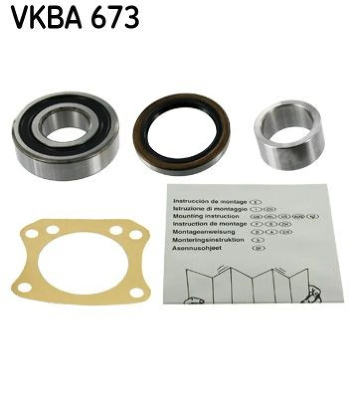 Image of SKF Wheel bearing kit SKF VKBA 673