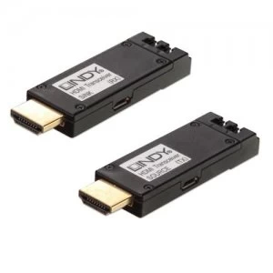 Image of Lindy 38170 AV extender AV transmitter & receiver Black