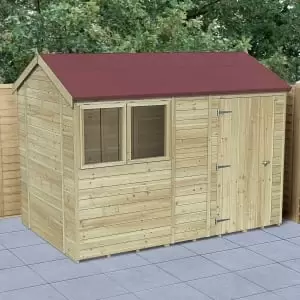 image of Forest Garden Timberdale 10 x 6ft Reverse Apex Shed with Assembly