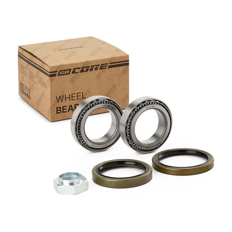 Image of goCORE GCF540099 Wheel bearing kit Front axle both sides, without ABS sensor ring Wheel Bearing Kit (654)