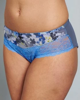 image of Panache Jasmine Blue Print Briefs