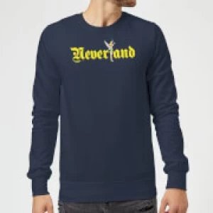 Image of Disney Peter Pan Tinkerbell Neverland Sweatshirt - Navy - 4XL