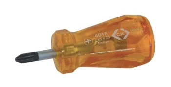 image of T4815 2 Heavy Duty Classic Stubby Screwdriver Phillips PH 2 x 25mm - CK