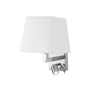 Image of GUrkovo Sconce Wall Lamp 1 Light-Led 3W Metal Shade Chrome