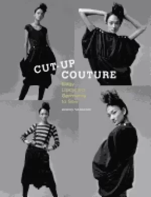 Image of cut up couture edgy upcycled garments to sew
