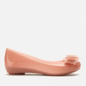 Image of Vivienne Westwood for Melissa Womens Ultragirl 22 Ballet Flats - Nude Bow Orb - UK 7 - Pink