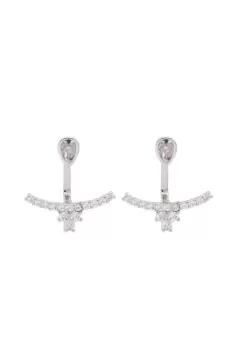 image of Cubic Zirconia Two Part Earrings