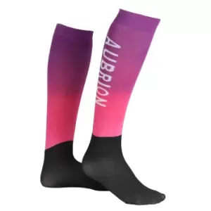 image of Aubrion Abbey Boot Socks (One Size) (Pink)