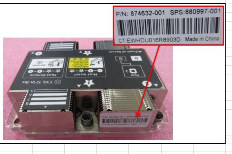 Image of HPE 880997-001 rack accessory Cooling unit