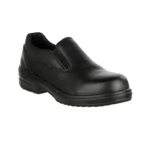 image of Amblers Safety FS94C Ladies Safety Slip On / Womens Shoes (8 UK) (Black) - Black