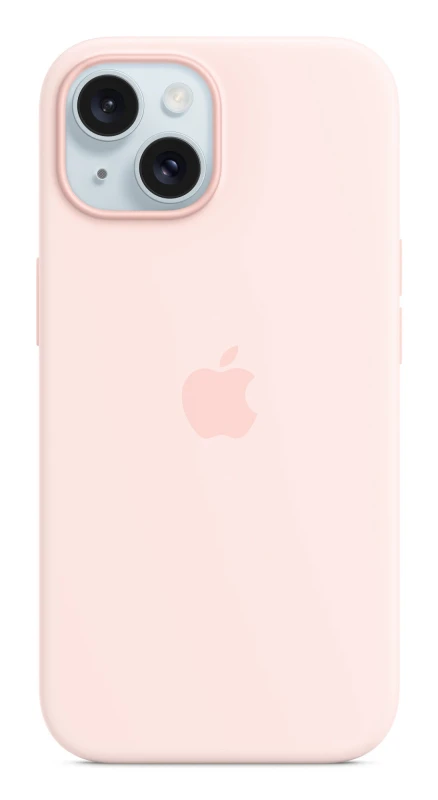 Image of Apple iPhone 15 Silicone Case with MagSafe - Light Pink MXPH3ZM/A