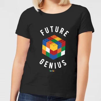 image of Future Genius Womens T-Shirt - Black - L - Black