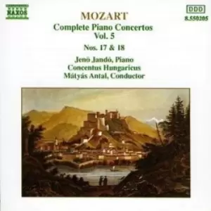Image of Jeno Jando - Piano Concertos Nos. 17 and 18 (Antal, Jando) CD Album - Used