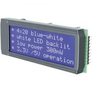Image of LED component White Blue W x H x D 75 x 26.8 x 10.8 mm