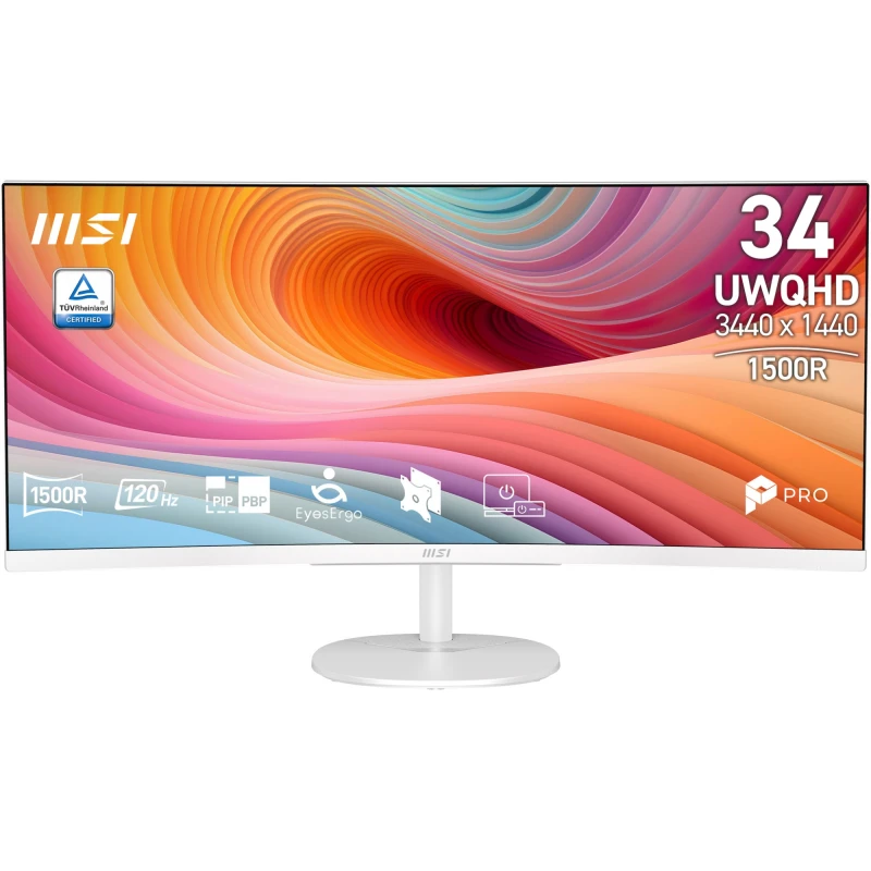 Image of MSI Pro MP341CQW E12 computer monitor 86.4cm (34") 3440 x 1440 p
