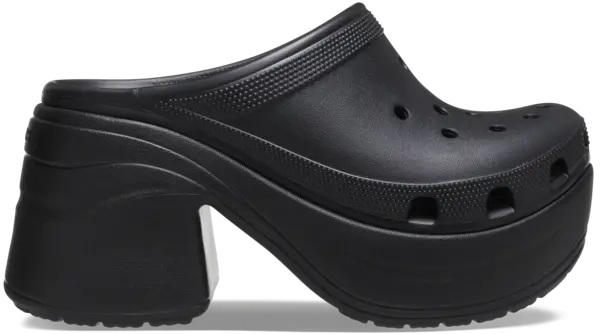 Image of Crocs Unisex Siren Clogs Black W4/M3