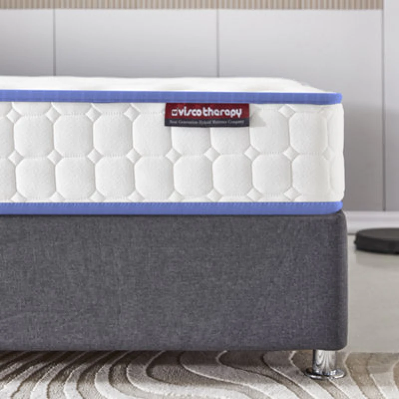 Image of Mattress Guru Cool Blue Memory Comfort 1000 Pocket Spring Mattress White