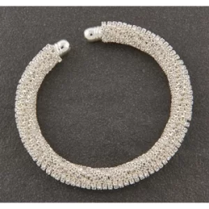 Image of Sparkle Mesh Silver Plated Bracelet
