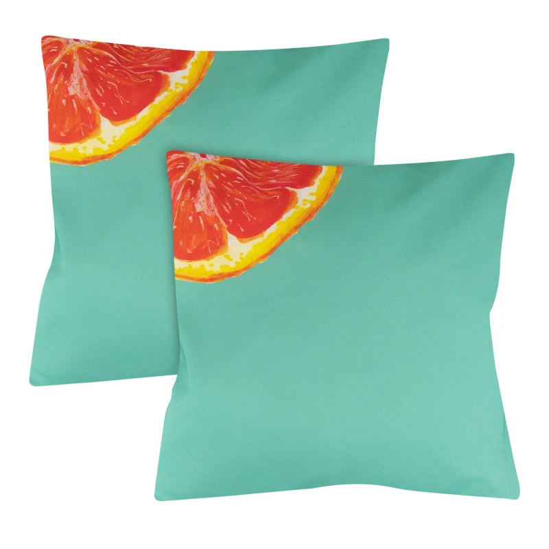 Image of Streetwize Outdoor Scatter Cushions - Grapefruit - Green Green One Size