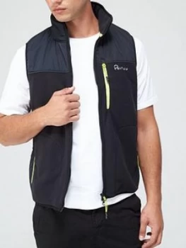 Image of Penfield Fleece Vest - Black, Size L, Men